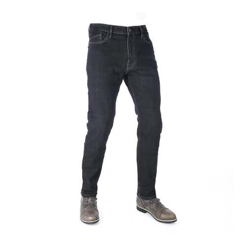 Oxford Original CE Armourlite Black Slim Long Jeans [Size:32]