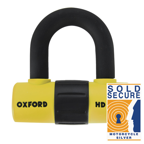 Oxford HD Max Disc Lock Yellow