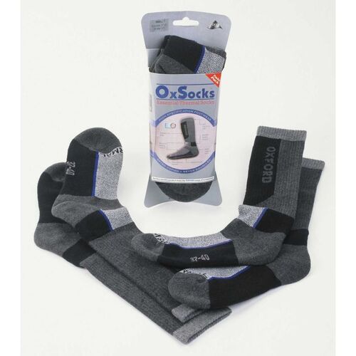 Oxford OxSocks Moisture Resistant Comfort Socks (Twin Pack) [Size:37-40]