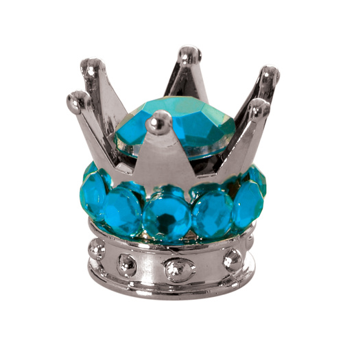 Oxford Crown Valve Caps Blue
