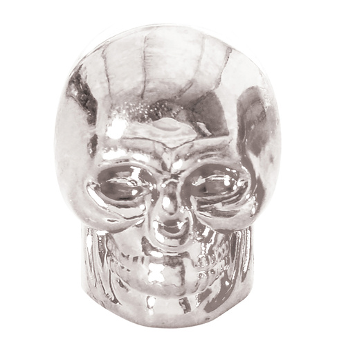 Oxford Skull Valve Caps Silver