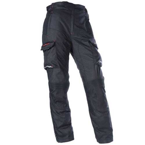 Oxford Continental 2.0 Black Short Leg Textile Pants [Size:SM]