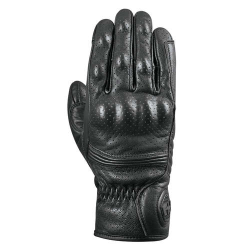 Oxford Tucson Vented Leather Black Gloves [Size:XL]