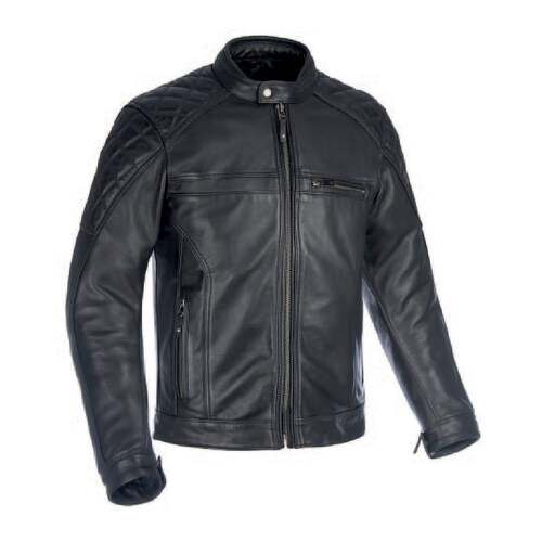 Oxford Route 73 2.0 Black Leather Jacket [Size:SM]