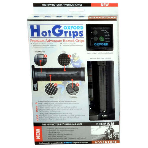 Oxford Premium Adventure HotGrips w/V8 Heat Controller