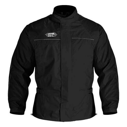 Oxford Rainseal Black Over Jacket [Size:SM]