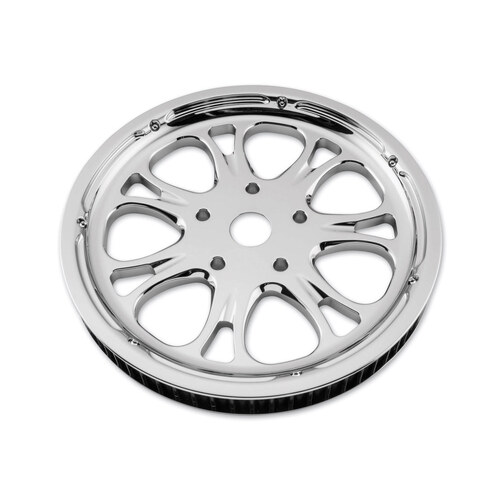 Performance Machine P00935066HEALCH Heathen 66T x 1" Wide Pulley Chrome for Softail 12-Up/Softail 07-Up w/150 Tyre/Touring 07-08