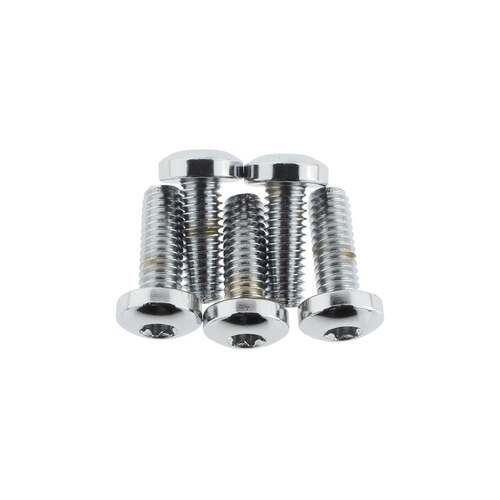 Performance Machine P01090012CH Front Disc Rotor Bolt Kit Chrome for H-D 84-Up w/Performance Machine Disc Rotor