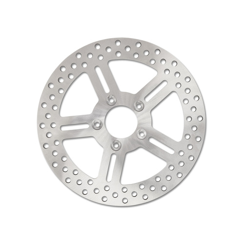 Performance Machine P01311584 Classic 5 Spoke 11-1/2" Front Disc Rotor Stainless Steel for most Big Twin/Sportster 00-Up