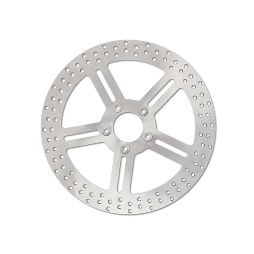 Performance Machine P01313035 Classic 5 Spoke 13" Front Disc Rotor Stainless Steel for most Big Twin 00-Up when upgrading to 13" x 6 Piston Caliper