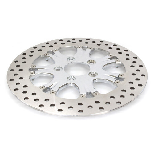Performance Machine P01331802HEASCH Heathen/Paramount 11.8" Right Rear Disc Rotor Chrome for Touring 08-Up