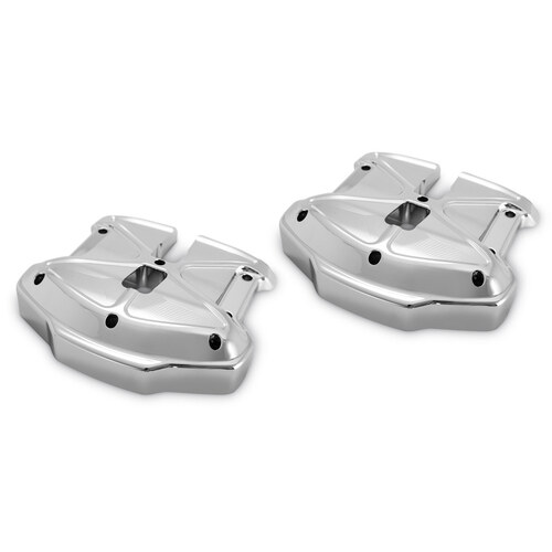 Performance Machine P01772071CH Formula Rocker Covers Chrome for Softail 18-Up/Touring 17-Up