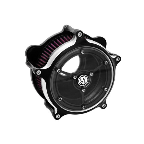 Roland Sands Designs P02062143BM Clarity Air Cleaner Kit Contrast Cut for Softail 18-Up/Touring 17-Up