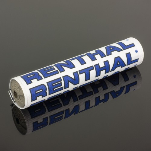 Renthal P350 Vintage SX Pad 240mm White/Black/Blue w/Gray Foam