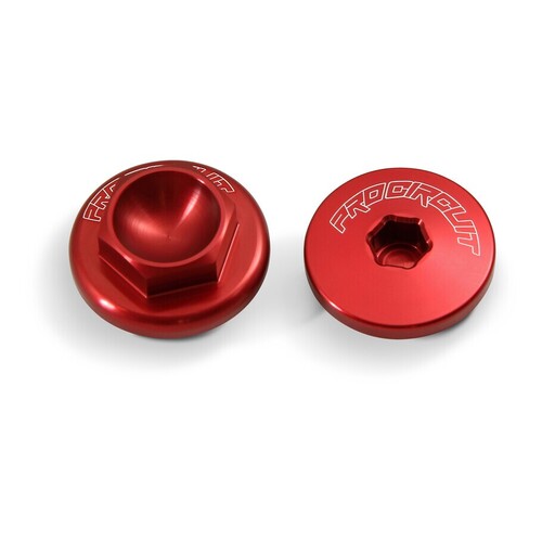 Pro Circuit Engine Plug Kit Red Anodised for Kawasaki KLX110 10-22