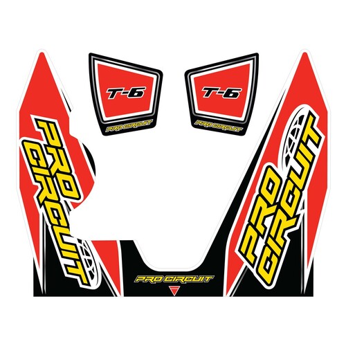 Pro Circuit Replacement T6 2014 Decals for Yamaha YZ450F