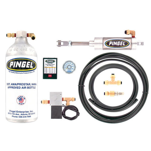 Pingel PE-845 Universal Premium Electric Over Air Shift Kit Including Adjustable Electronic Kill Module and DOT Air Bottle