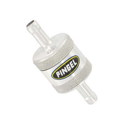 Pingel PE-SS1P Mini Inline 5/16" Fuel Filter Alloy 1-3/16" Long x 1-1/8" OD