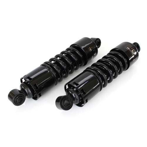 Progressive Suspension PS-412-4037B 412 Series 11" Standard Spring Rate Rear Shock Absorbers Black for Dyna 91-17