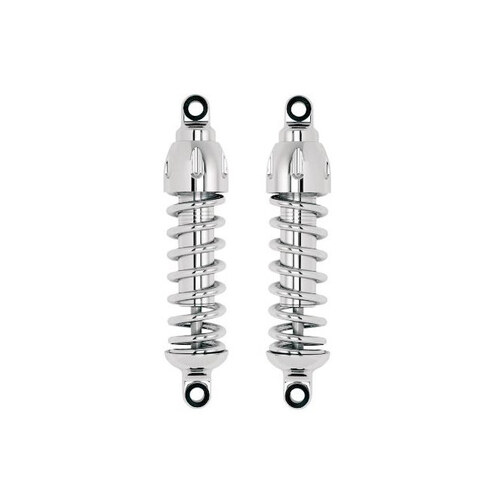 Progressive Suspension PS-430-4404C 430 Series 13" Standard Spring Rate Rear Shock Absorbers Chrome for Street 15-Up