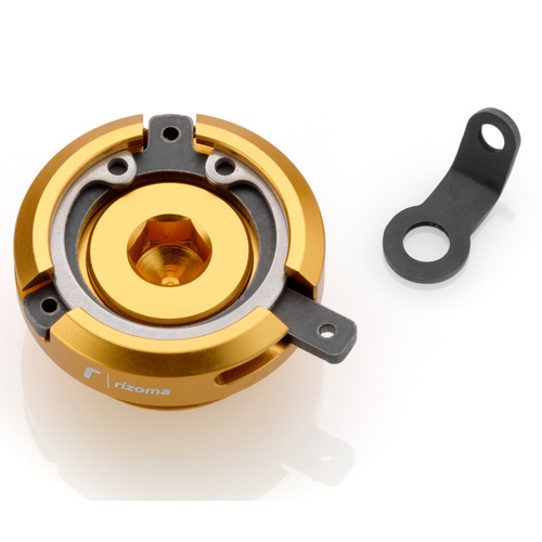 Rizoma Engine Oil Filler Cap Gold for Kawasaki Other Models