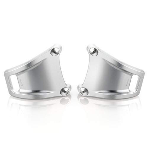 Rizoma Exhaust Guards Silver for BMW R 1200 GS/R 1200 GS Adventure/R 1200 GS Rallye
