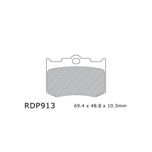 DP Brakes RDP913 PM & HHI 4 Piston Caliper 137 x 4r