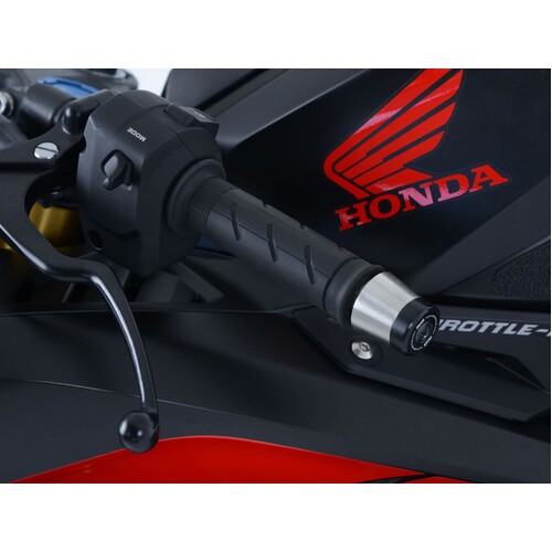 R&G Racing Bar End Sliders Black for Honda CBR250RR 17-20/CB300R 18-20/CB650R/CBR500R/CB400X 19-20/CBR650R/CB500F/CB500X 19-21