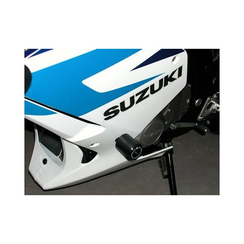 R&G Racing Classic Style Crash Protectors Black for Suzuki GS500 FullyFaired (All Years)