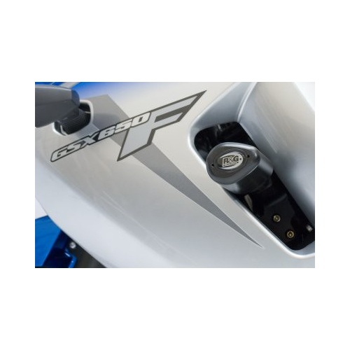 R&G Racing Aero Style Frame Crash Protectors Black for Suzuki GSX 650F 10-16