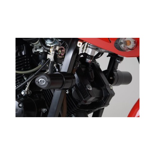 R&G Racing Aero Style Engine Crash Protectors Black for Hyosung GT125/GT250 (Naked bikes ONLY)