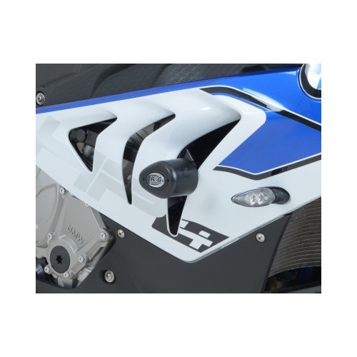 R&G Racing Aero Style Front Crash Protectors Black for BMW S1000RR 12-14/HP4 09-14 (Non Drilled)