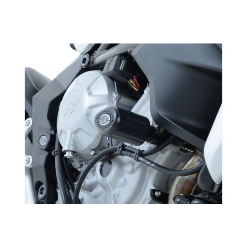 R&G Racing Crash Protector Aero Style Black for MV Agusta 675 Brutale/Stradale 800/Turismo Veloce 800