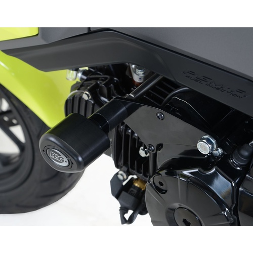 R&G Racing Aero Style Engine Crash Protectors Black for Honda MSX125 13-16/GROM 125 13-16