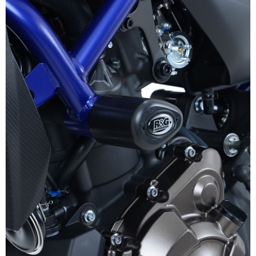 R&G Racing Aero Style Front Crash Protectors Black for Yamaha MT-07 14-20 (FZ-07)/XSR700 16-18/Tracer 700 16-17