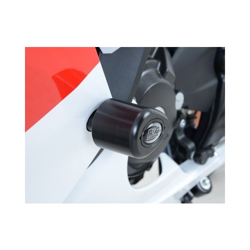 R&G Racing Aero Style Engine Crash Protectors Black for Honda CBR300R 14-20