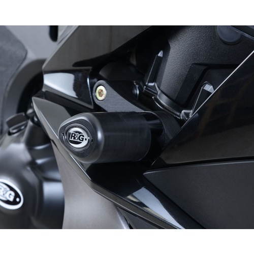 R&G Racing Aero Style Frame Crash Protectors Black for Kawasaki Z1000SX 17-19/Ninja 1000SX 2020