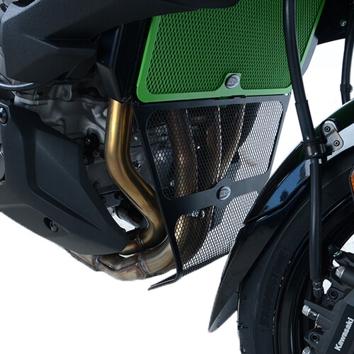 R&G Racing Downpipe Grille Black for Kawasaki Versys 1000 19-21