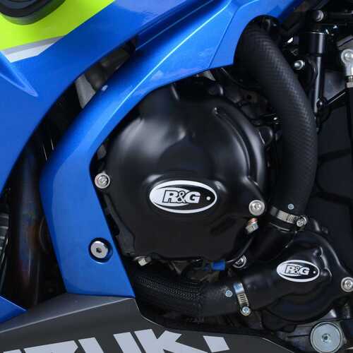 R&G Racing Left Side Engine Case Cover Black for Suzuki GSX-R1000/GSX-R1000R 17-Up