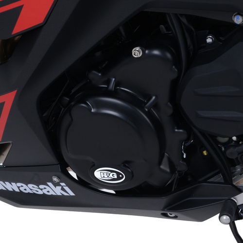 R&G Racing Left Side Engine Case Cover Black for Kawasaki Ninja 250/400 18-19/Z400/Z250 19-20