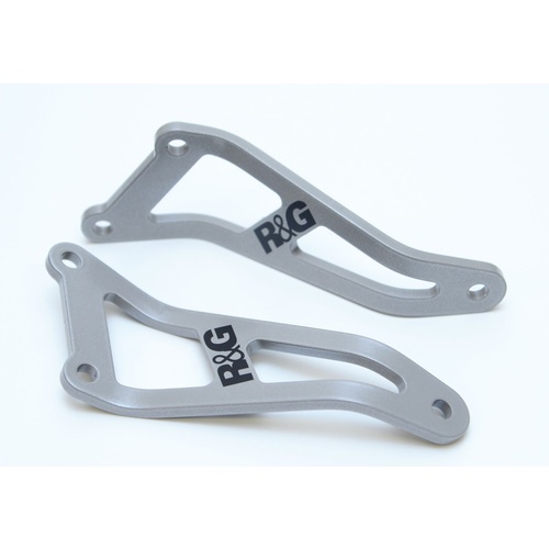 R&G Racing Exhaust Hangers (Pair) Silver for Honda VTR1000 SP-1/VTR1000 SP-2 (All Years)