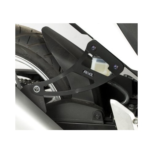 R&G Racing Exhaust Hanger & Rear Footrest Blanking Plate Kit Black for Honda CBR250R 11-15/WK Bikes SP 125/SP 250/SP 50 (All Years)