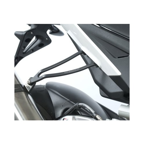 R&G Racing Exhaust Hanger (Single) Black for Aprilia RSV4 Factory/RSV4-R 09-14/Tuono V4 1100 15-18/Tuono V4 R 11-14
