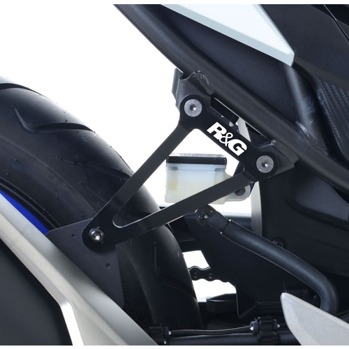 R&G Racing Exhaust Hanger (Single) Black for Honda CB500F 19-20/CBR500R 16-20
