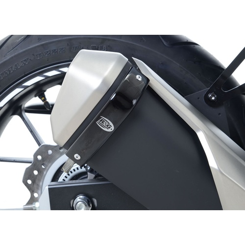 R&G Racing Exhaust Protector Black for Aprilia/Honda/Kawasaki/KTM/Suzuki/Triumph