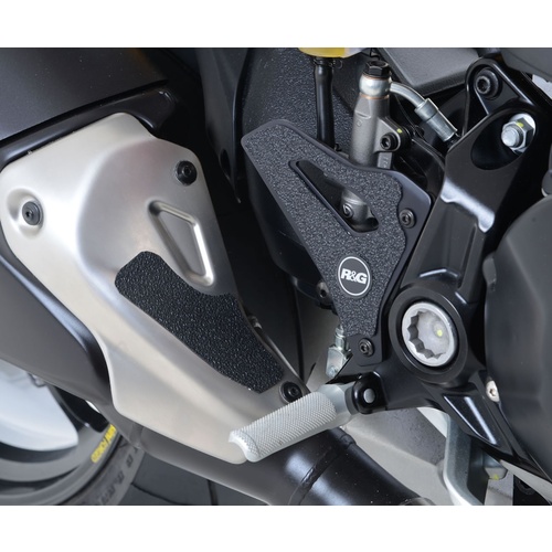 R&G Racing Boot Guard Kit (4 Piece) Black for Ducati Monster 1200 R 16-19