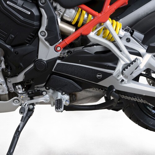 R&G Racing Boot Guard Kit Black for Ducati Multistrada V4(S) 21-Up