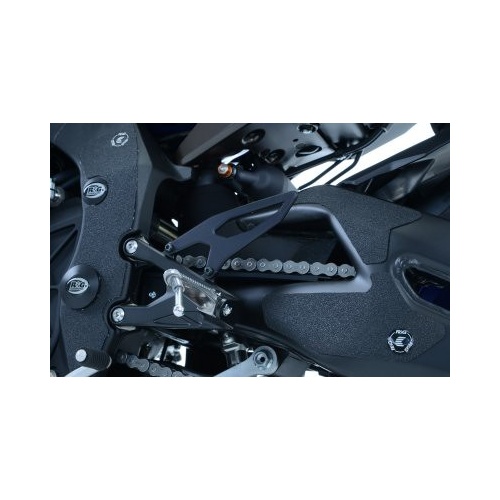 R&G Racing Boot Guard Kit (4 Piece) Black for Yamaha YZF-R1/R1M 15-20