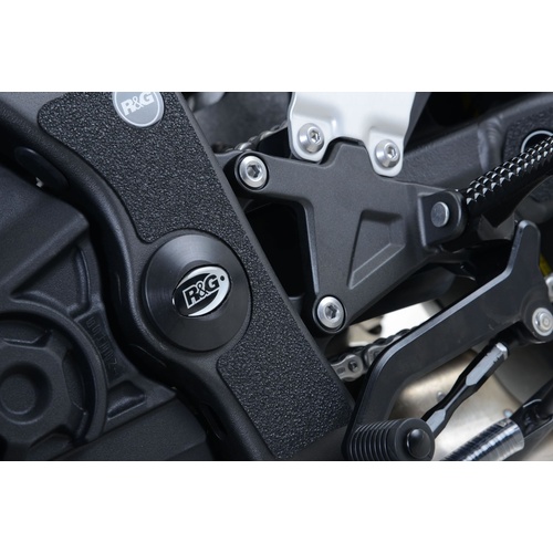 R&G Racing Left Side Frame Plug (Single) Black for Kawasaki ZX10-R 06-15/Z1000 10-18/Z1000SX 11-19/Versys 1000 12-20/Ninja 1000SX 2020