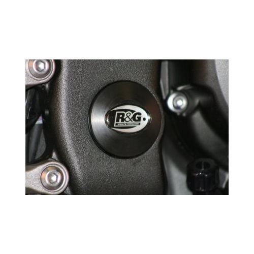 R&G Racing Lower Right Side Frame Plug (Single) Black for Yamaha YZF-R6 06-20